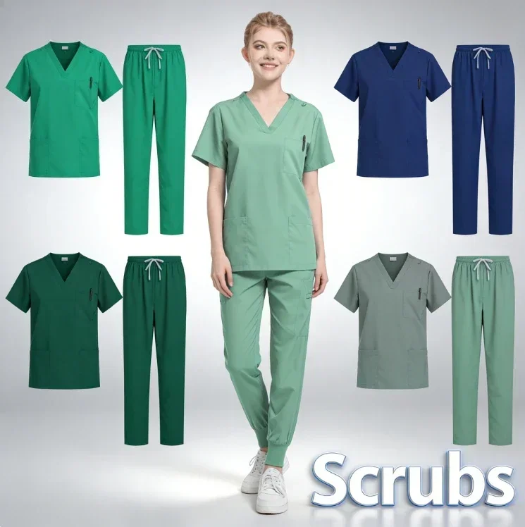 

2026 Short Sleeve Workwear Set For Women Soft Comfortable Uniform For Pet Grooming Salon Spa And Daily Work