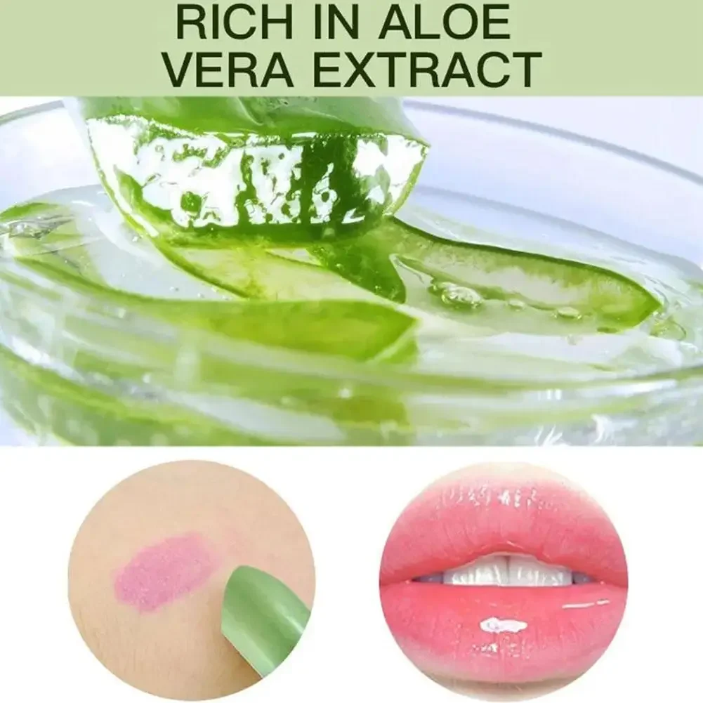 Color Changing Lip Balm Natural Aloe Veras Lipstick Long Lasting Moisturizing Makeup Cosmetics For Women New