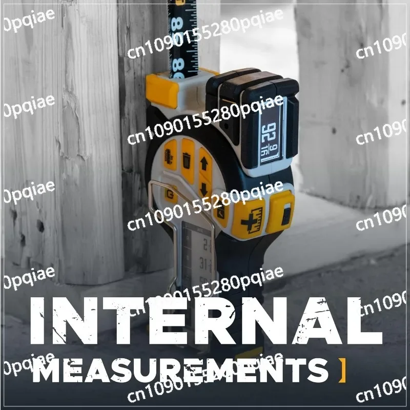 Digital Tape Measure - Professional Accurate Measuring Tool, Green Laser, E-Paper Measuring List, Measurements