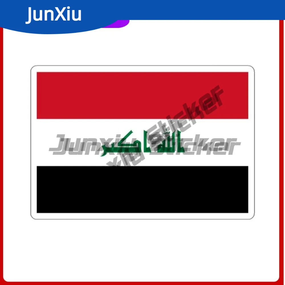 

Iraq Flag Travel Sticker Middle East Arabic Baghdad Patriotism Vinyl Stickers Laptop Scrapbook Rv Camper Windows Windshield Pvc