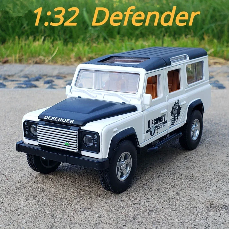 Land Rover Defender Modelo de carro de liga, Diecasts Brinquedos, Simulação de Metal, Veículos Off-Road, Presente das Crianças, A271, 1:32