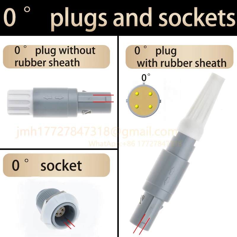 1P White PAG.PAA.PAB.PAC Plug, PKG.PKA.PKB.PKC Socket 2-14-pin Push-Pull Self-Locking Plastic Connector. Widely Used