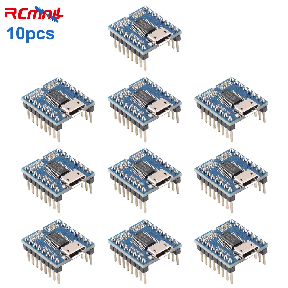 RCmall 10pcs Voice Module BY8301-16P SSOP24 3W Amplifier Sound Module,USB Interface Supports MP3 WAV Audio Formats