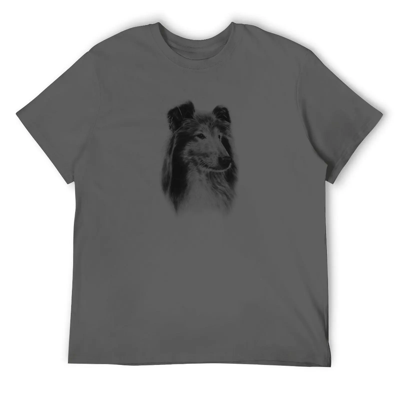 Rough Collie Dog T-Shirt fashion shirts rapper graphic tees shirts graphic tee T-shirts man mens tall t shirts