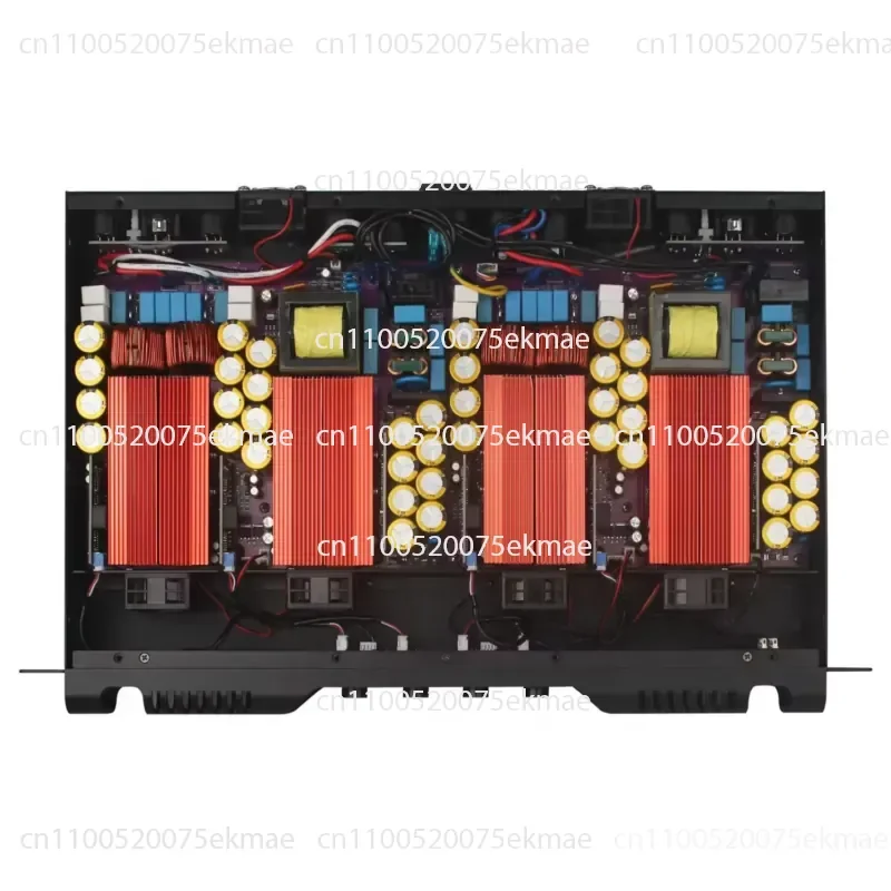 4 * 1300W 8Ω 1U Digital Power Amplifier 4 * 2000W 4Ω Channel Power Amplifier, Subwoofer, Stereo System, Professional Audio