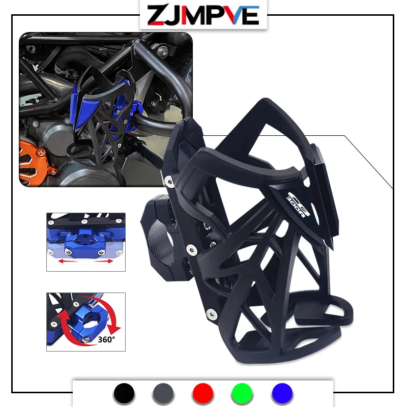 Universal Water Cup Holder For CB300R CB1000R cb300r cb1000r Motorcycle Beverage Drink Water Bottle Holder Bracket Stand Mounted