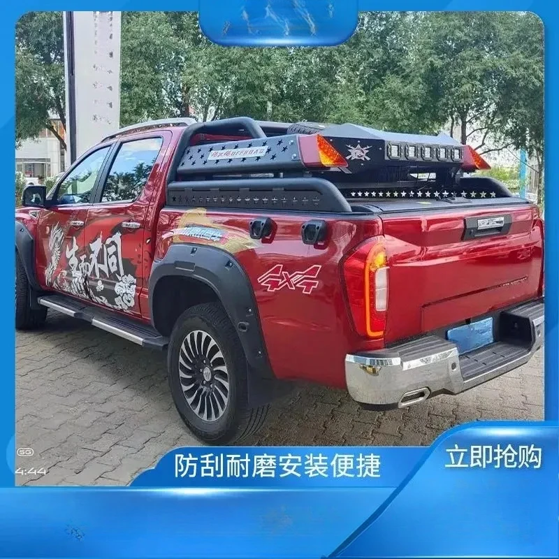Factory Hot Sale Pickup Chimney Gantry Spare Tire Cage -Roll Rack Dmax Sirius