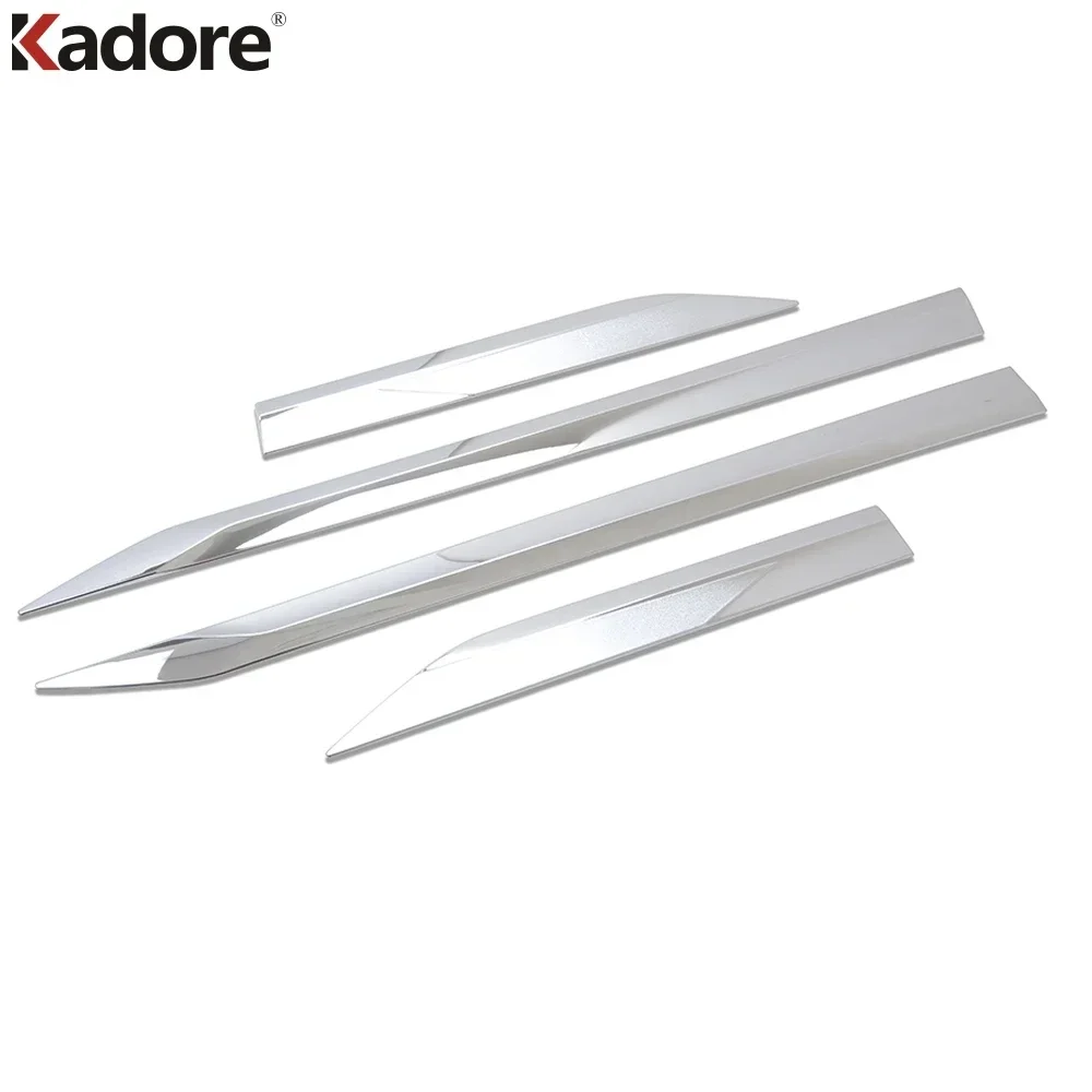 

Chrome Side Door Body Moulding Line Strips Cover Trim For Toyota RAV4 RAV 4 2019-2022 2023 2024 Exterior Accessories