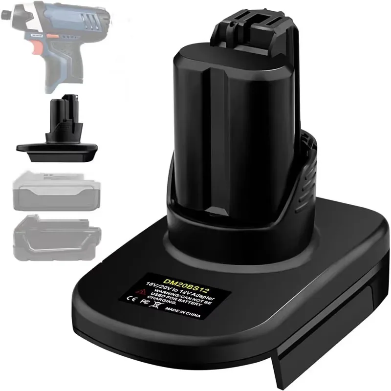 

Adapter Converter for Dewalt to for Bosch 12V, for Milwaukee 18V Batteries Convert to for Bosch 12V and 10.8V GBA Power Tools