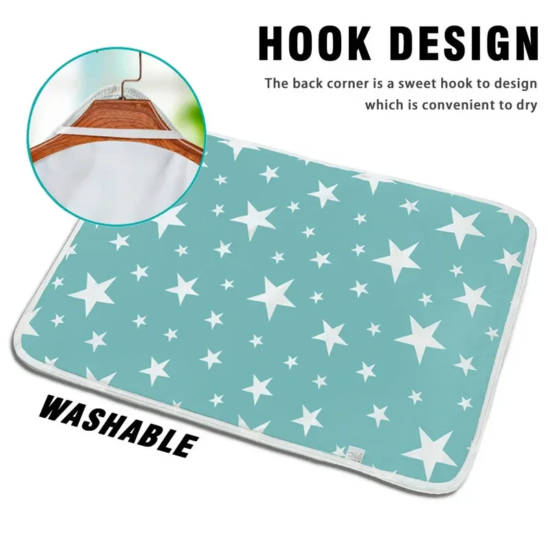 Waterproof Baby Changing Mat Reusable Newborn Baby Diaper Changing Pad Cover Infant Sheet Mattress Multifunction Floor Play Mats