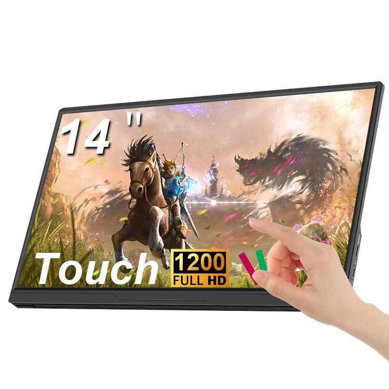 LANLIPU 14/15.6/16inch  Portable Monitor 1920*1200 Gaming Laptop Display with Type C HDMI For PS/Steam/Deck/Switch/PC/Mac