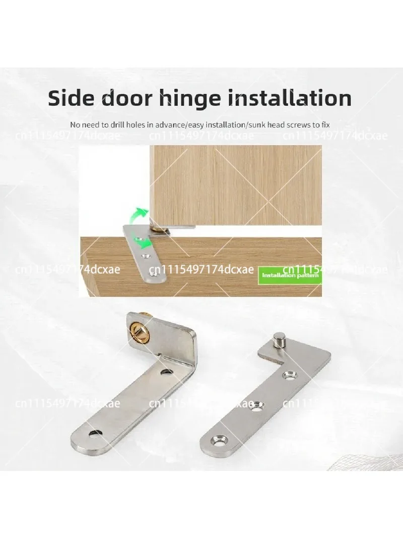 18 Panel 180 Degree Folding Door Hardware Kit No Lower Track Flat Fold Hinge for Wooden Doors