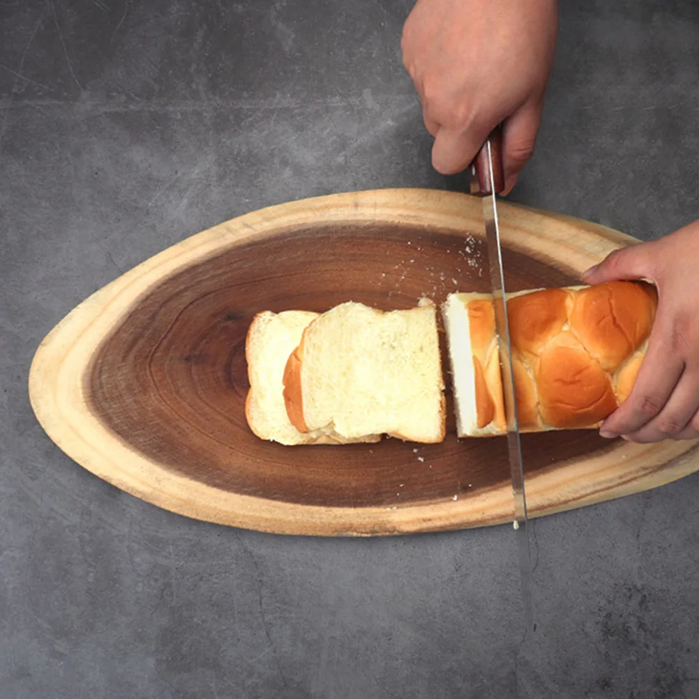 

Wooden Cutting Large Bread Tray Steak Serving For Kitchen Pizza Fruit Cheese Serving Platter Kitchen Accessories Long Wood