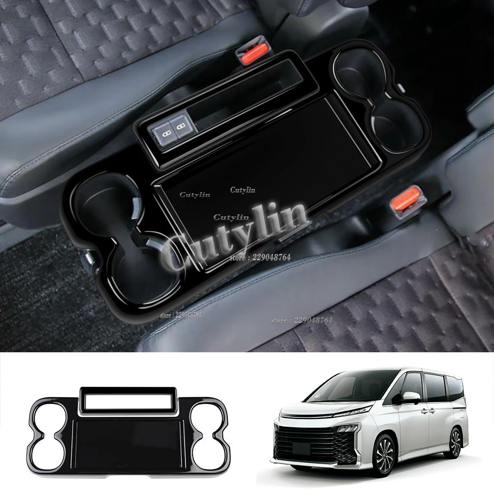For Toyota Voxy Noah 90 Series 2022 2023 2024 ABS Black Steering Wheel Button AC Condition cover trim window switch lift panel C