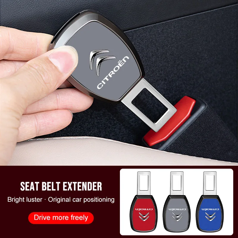 1Pcs Car Seat Belt Clip Extender Safety Seatbelt Lock Buckle Plug For Citroen C4 C3 C5 C1 C2 C6 Berlingo Celysee Cactus Picasso