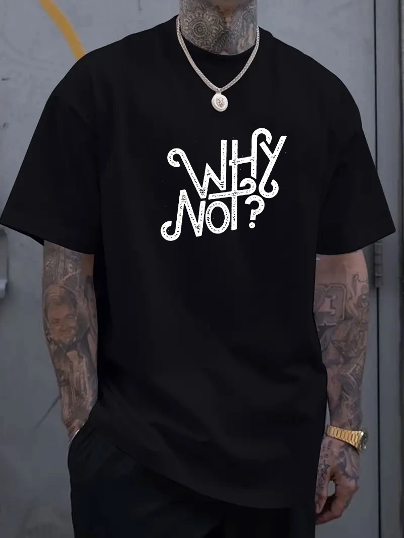 

Letter Printed Mens Round Neck Short Sleeved T Shirt Simple High-end Luxury Is for Both Men and Women Top Y2k