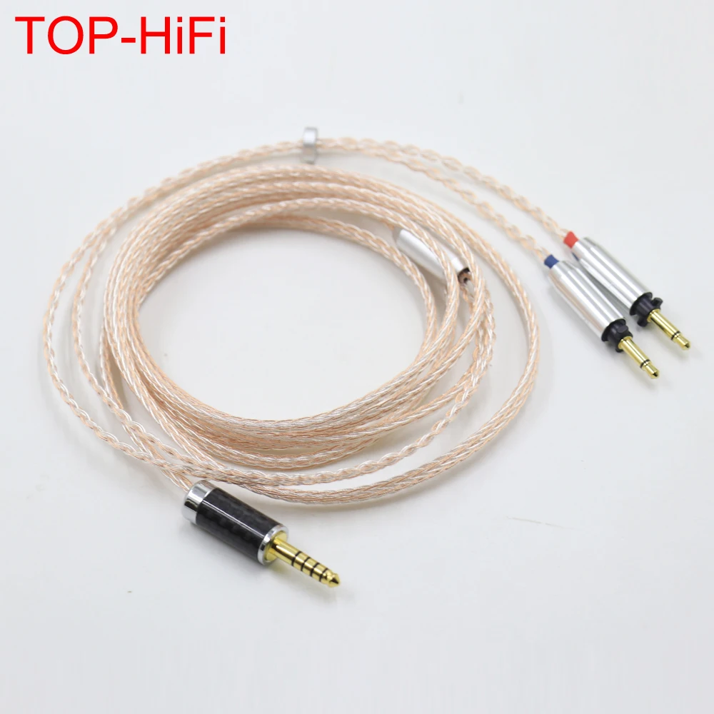 16 Core Pcocc Copper Silver Braided Earphone Cable For Final SONOROUS IV VI VIII X Headphone Upgrade Cable