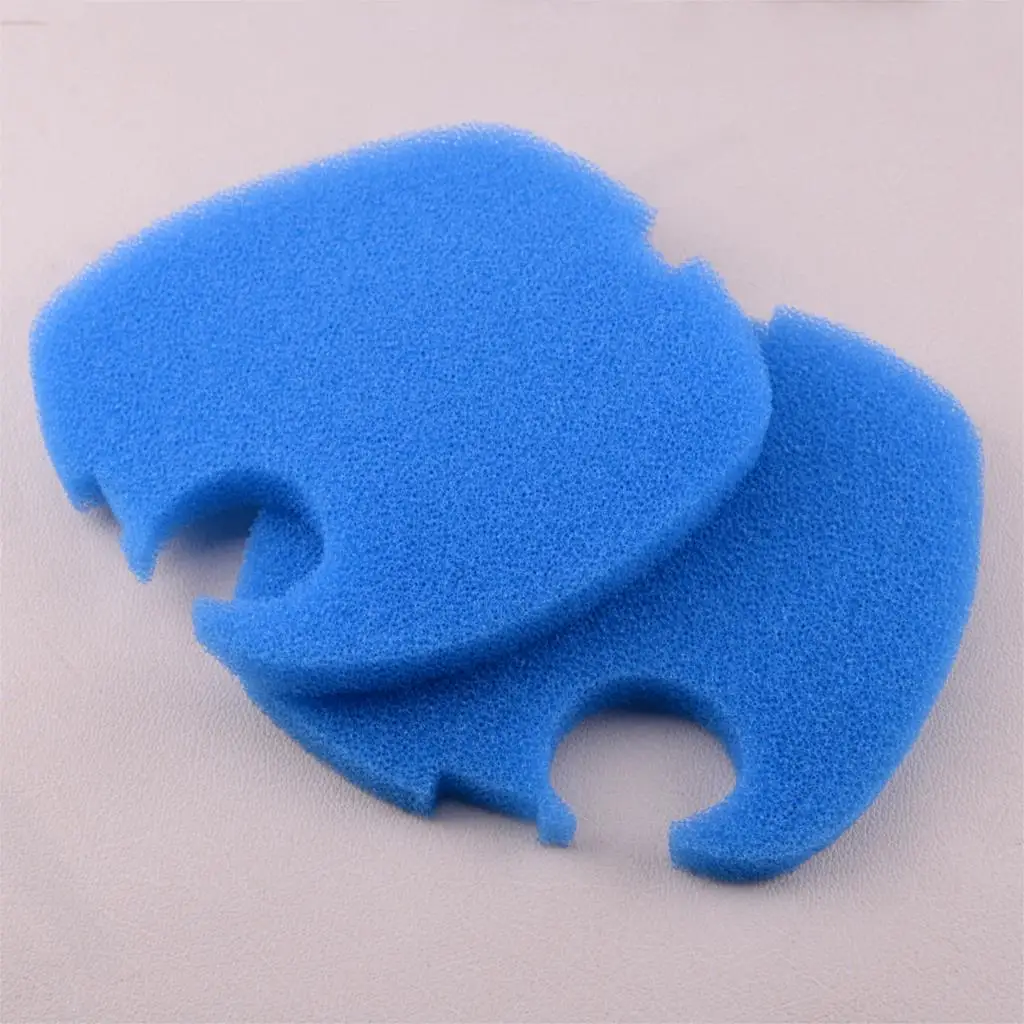 LETAOSK 2Pcs Blue Aquarium Filter Pad Sponge Foam Cotton Fit For SUNSUN GRECH Canister 304AB/404AB/704AB Replacement