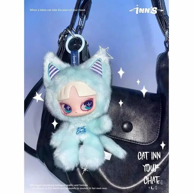 جديد حقيقي نزل الصوت مخلب الدردشة غرفة سلسلة مفاجأة صندوق أعمى لطيف دمية زينة ظهره قلادة صندوق هدايا غامض هدية