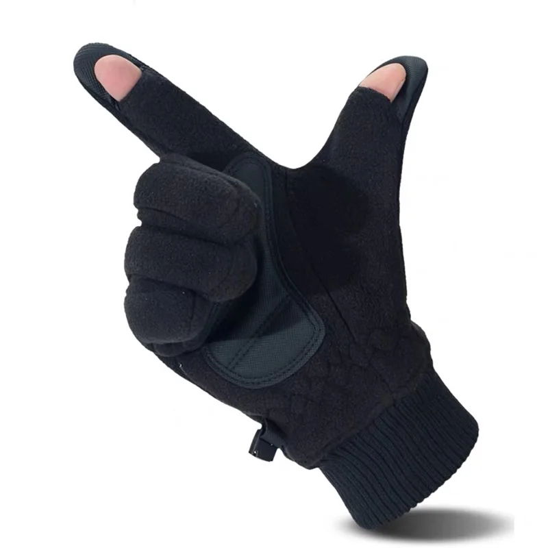 AliExpress Thermal Fleece Winter Gloves Men Women TouchScreen Cycling Cold Resistance Windproof Bicycle Thicken Warm Outdoor Skiing Mittens