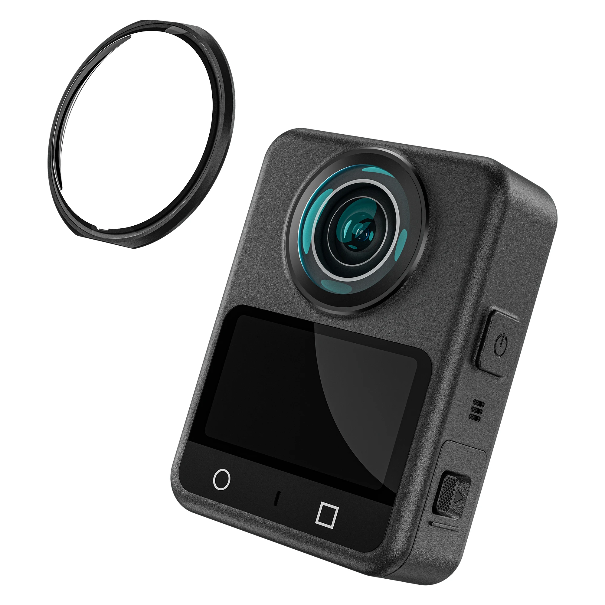 For DJI Osmo 360 Panoramic Camera Lens Protective Cover Scratch-Resistant Accessory for Optimal Lens Protection