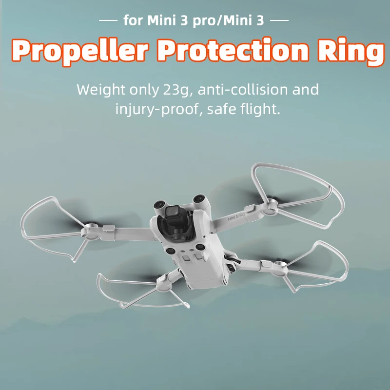 Protector de hélice anticolisión para DJI MINI 3 Pro /Mini 3, cubierta de alas de hoja, accesorios de parachoques, protección efectiva, accesorio de