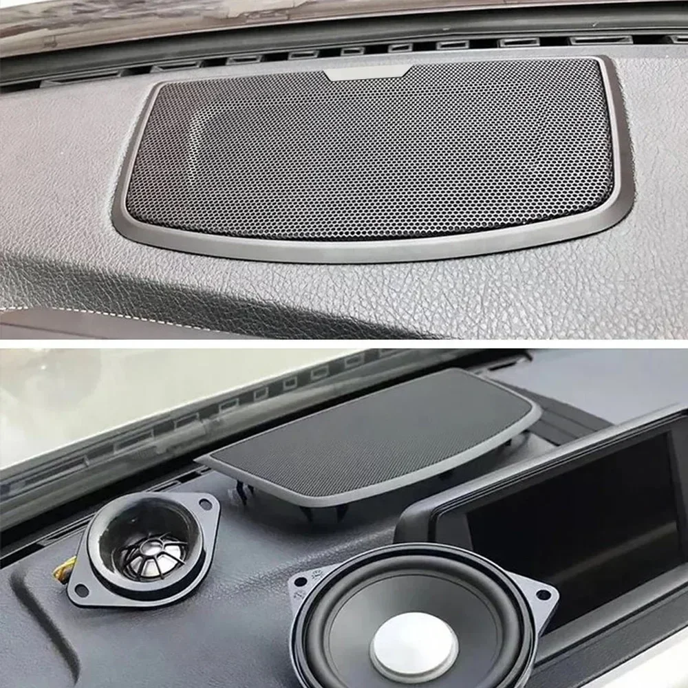 Dashboard Loudspeaker Midrange Speakers with Tweeter For Bmw F30 F31 F32 F34 3GT 3 4 Series Car Center Console Speaker Cover Kit