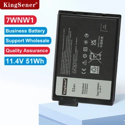 Kingsener 7WNW1 Laptop Battery for Dell Latitude 7424 5424 5420 Rugged Extreme Series Notebook P85G P86G DMF8C 0DMF8C 11.4V 51Wh