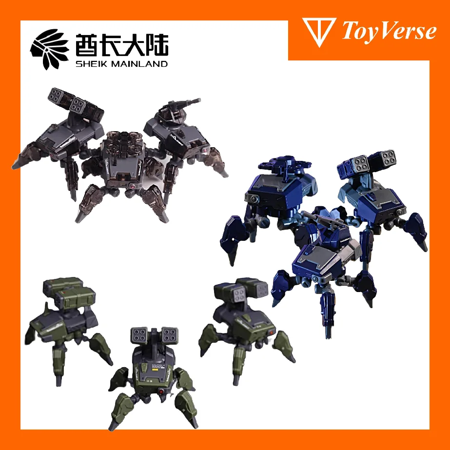 

TOYVERSE SHEIK MAINLAND 1/144 Action Figures Wolf Spider 3PCS Toy Collection Figure Model