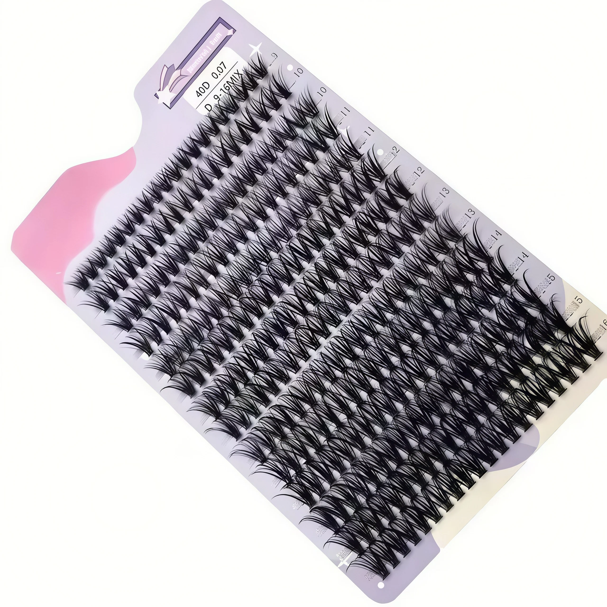 280Pcs Mixed Length, Reusable DIY False Eyelashes, Suitable For Beginners, With A Natural To Dramatic Style
