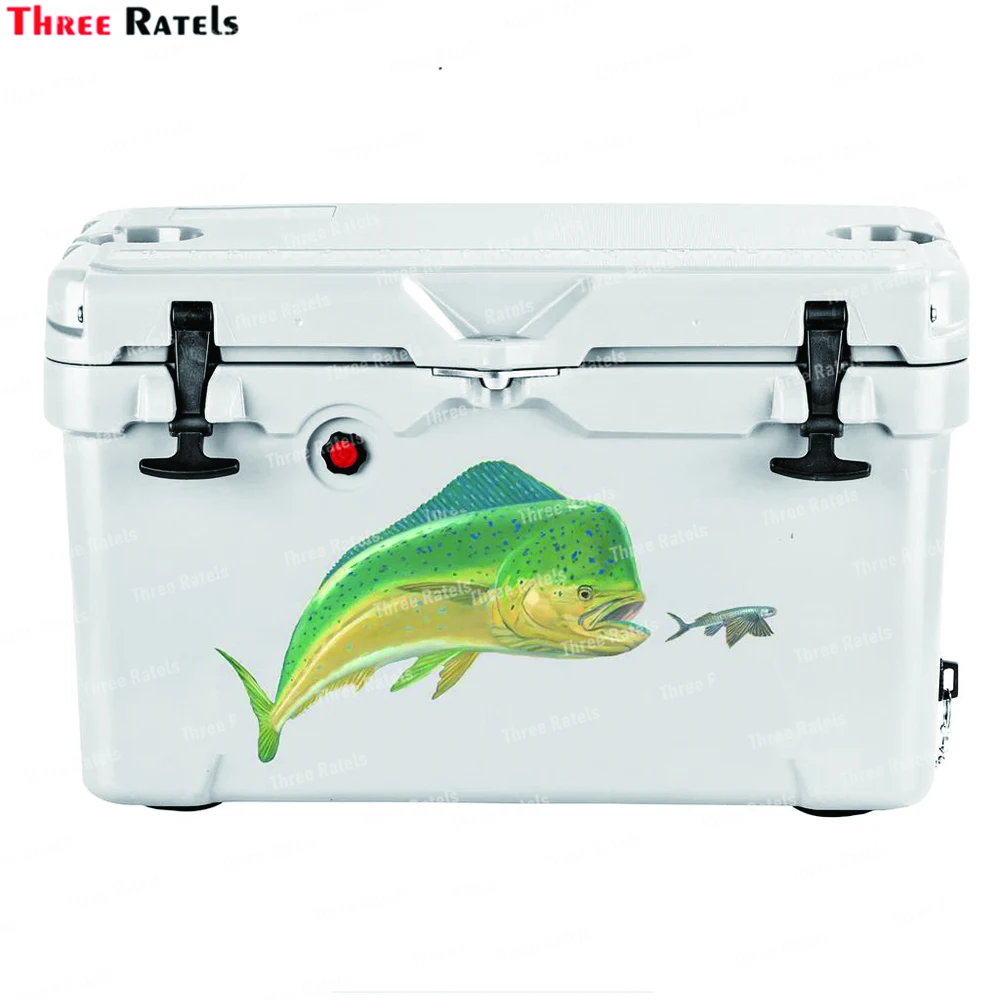 Three Ratels j706 mahi dolphin fishing creative funny decoration vinyl waterproof trunk waterproof car accessories