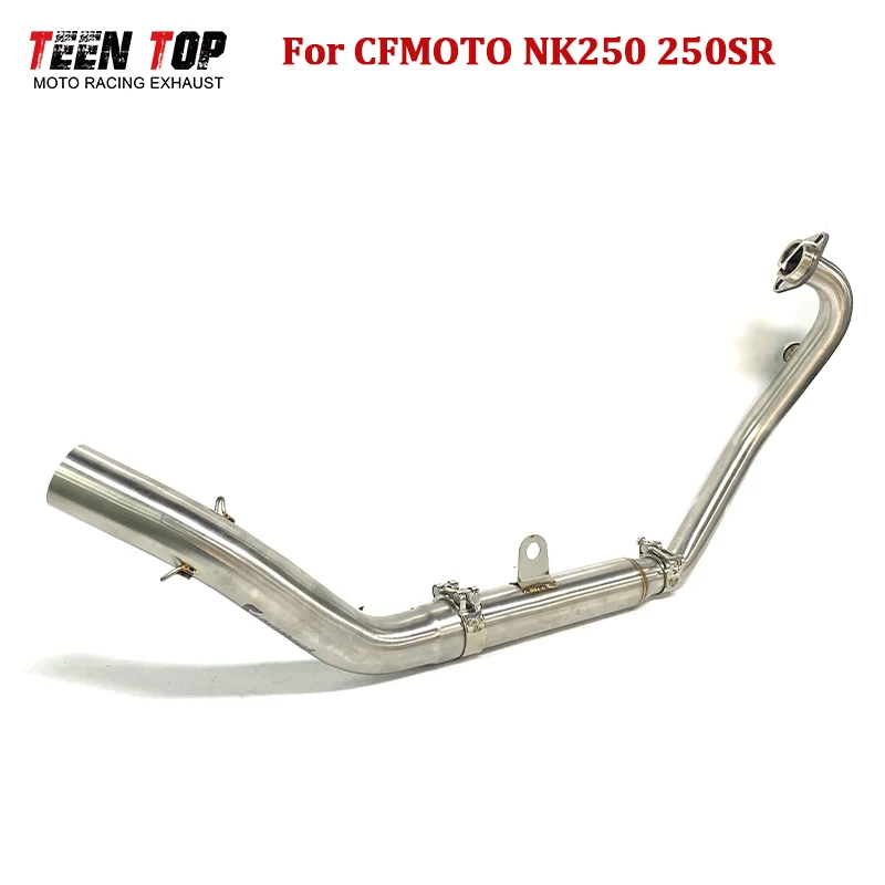 

Stainless Steel Motorbike Exhaust Pipe For CFMOTO NK250 250SR Front Exhaust Pipe Escape Moto Front Connect Tube Fit 51mm Muffler