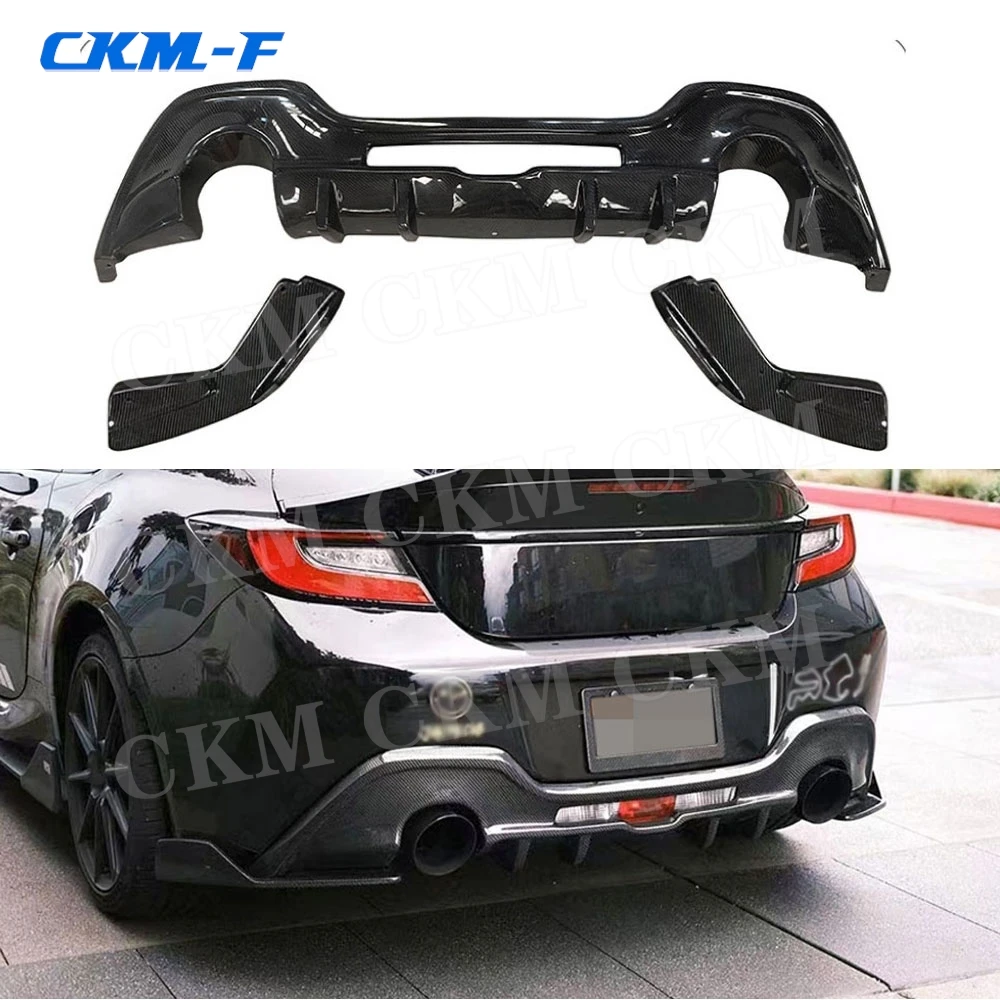 

Carbon Fiber Rear Lip Diffuser Rear Splitters for Toyota GR86 Subaru BRZ 2022 2023 FRP Car Styling Accessories Body Kits