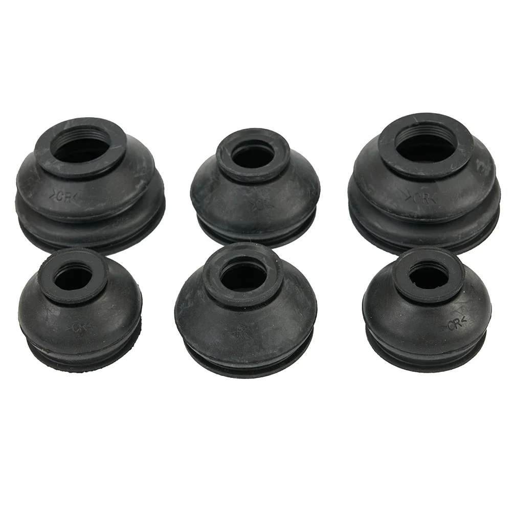 Ball Joint Dust Boot Covers Hot Minimizing Wear Part Replacement Rubber Assembly Black Car Flexibility Tie Rod End