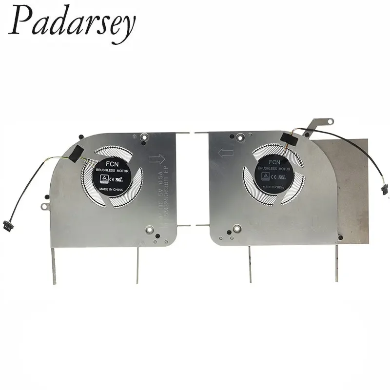 Padarsey CPU+GPU Cooling Fan for ASUS ProArt StudioBook 17 H700 W700 W700G2T W700G3T DFS5M325063B11 FL3P DFS200105B70T FL3N