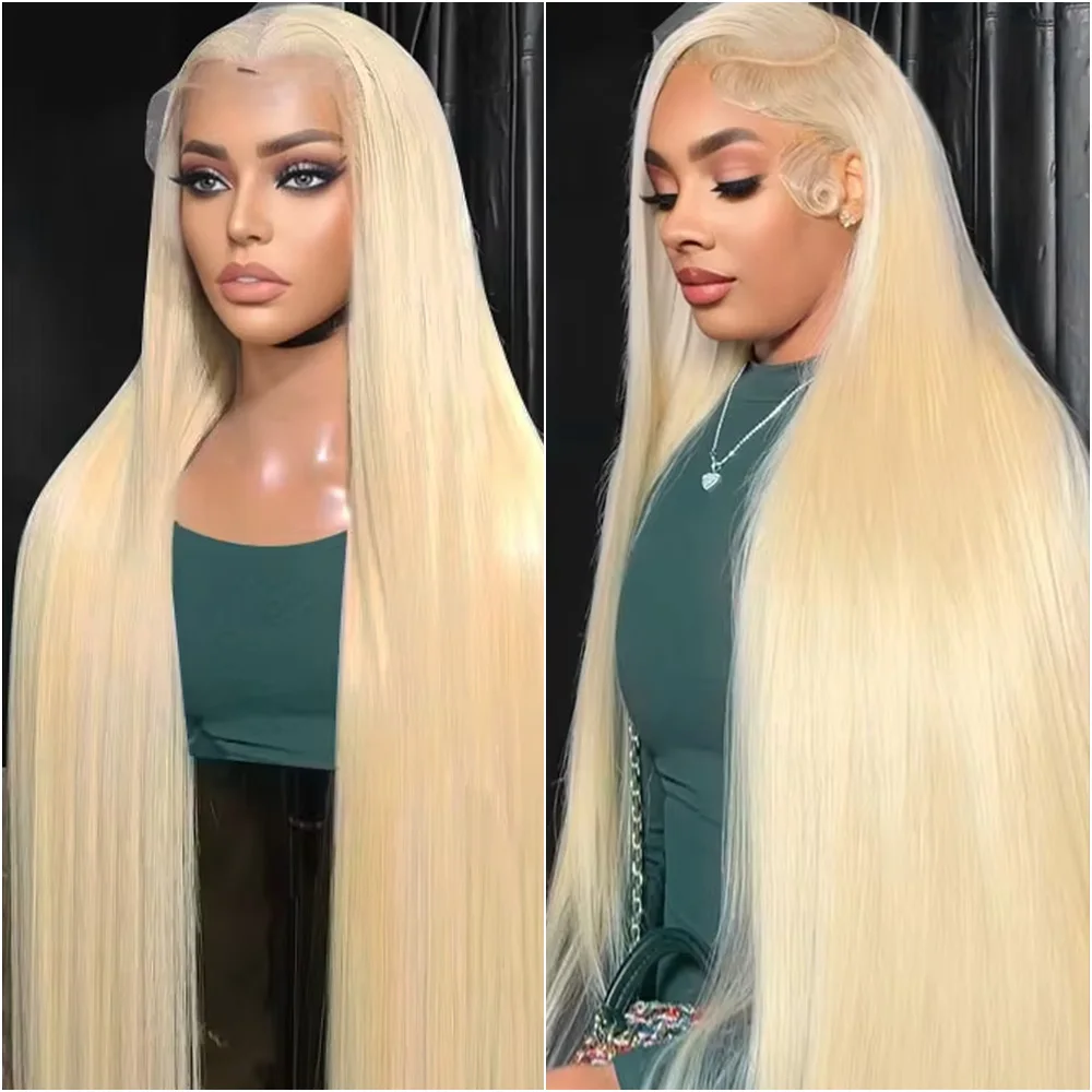 

613 Медовый блондин Прямой парик 32 36 дюймов HD Кружевные фронтальные парики 200 Плотность кружева спереди 100% человеческие волосы Парики для женщин Бразильские