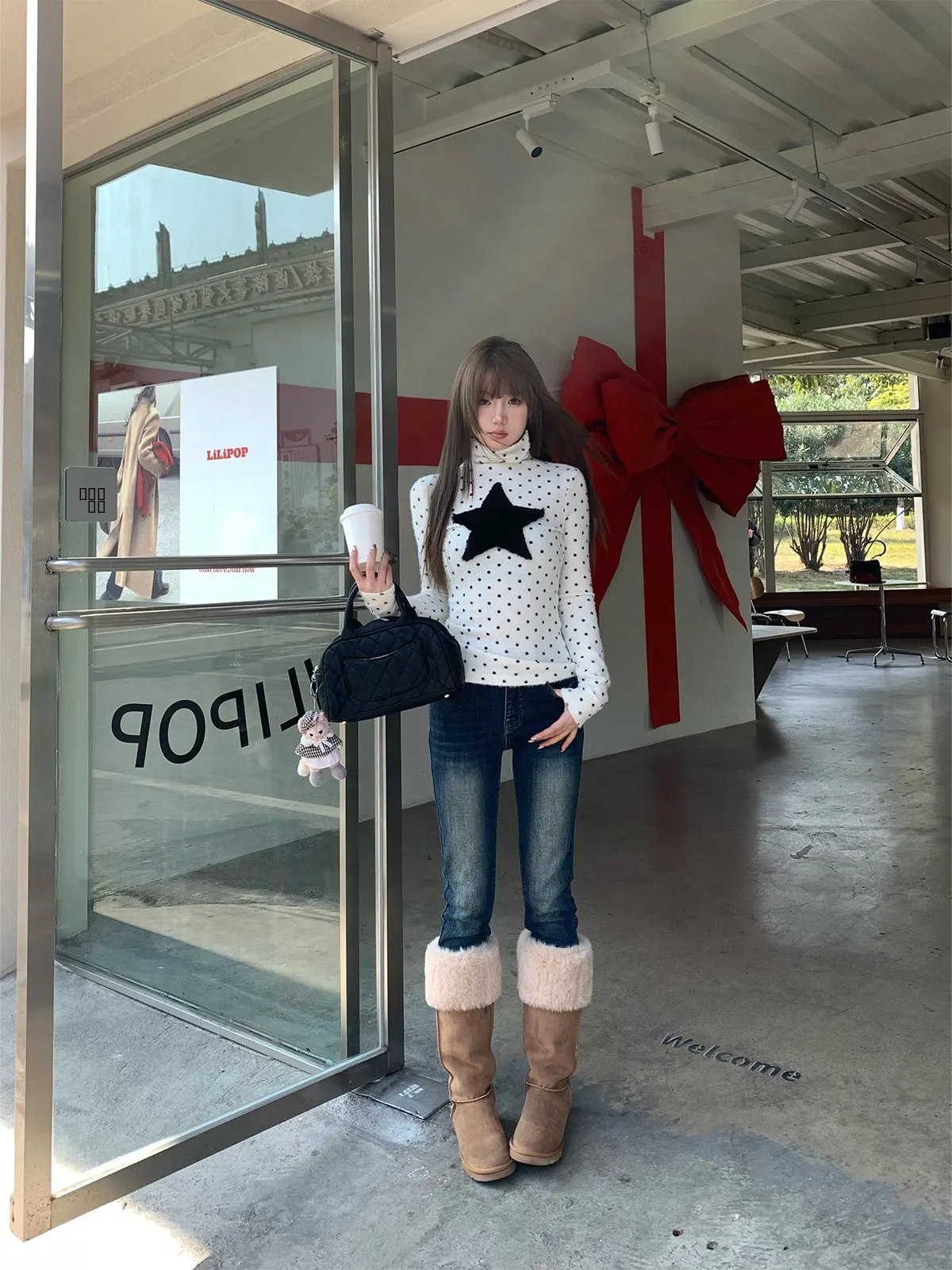 

Джинсы женские слим-фит синие, повседневные, с высокой талией, длинные брюки, осенне-зимний сезон, универсальные, удобные для небольших размеров