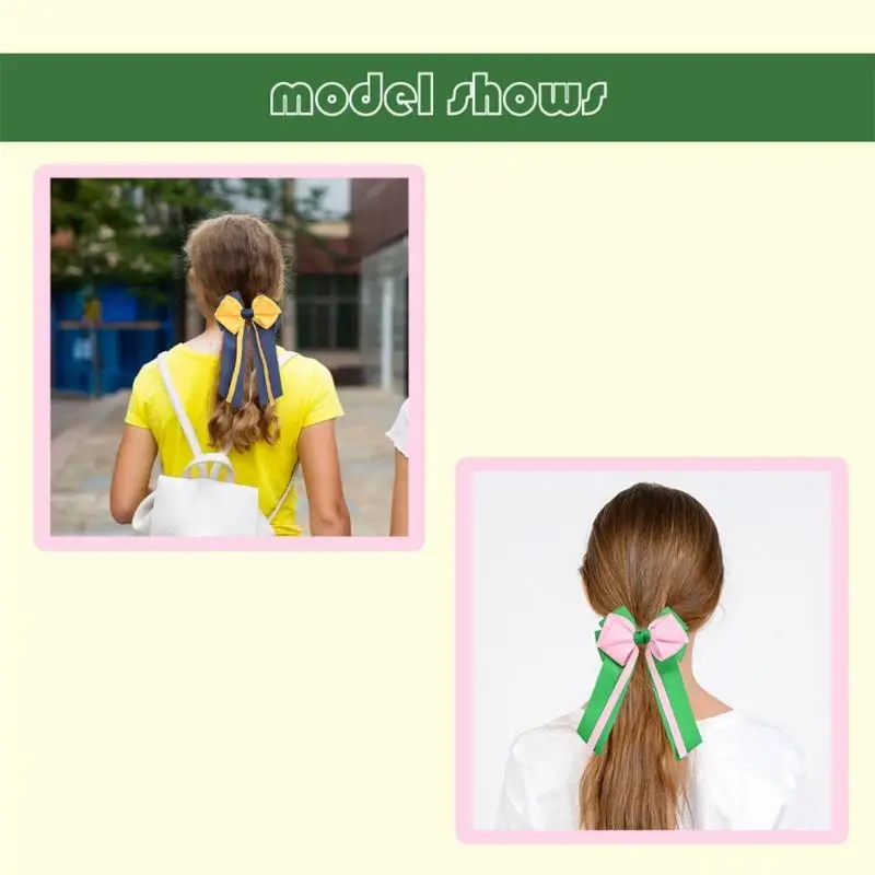 652F Hair Bows Ribbon Accessory Clip for Women Girls Hair Bows Clip barrettes for stentials nasual and prom action