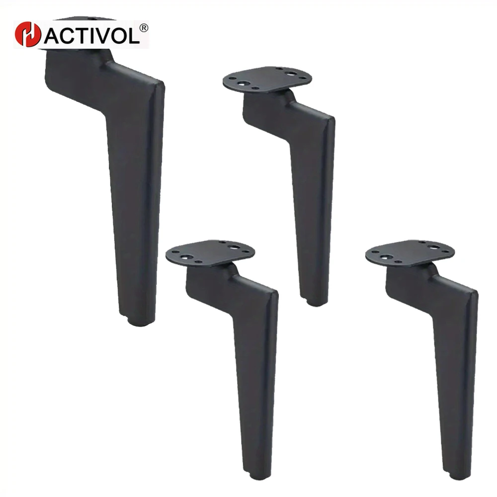 New Arrival Furniture Accessories Hardware Matte Black 15cm Metal Legs Furniture Accessories Popular Products Sofa Legs