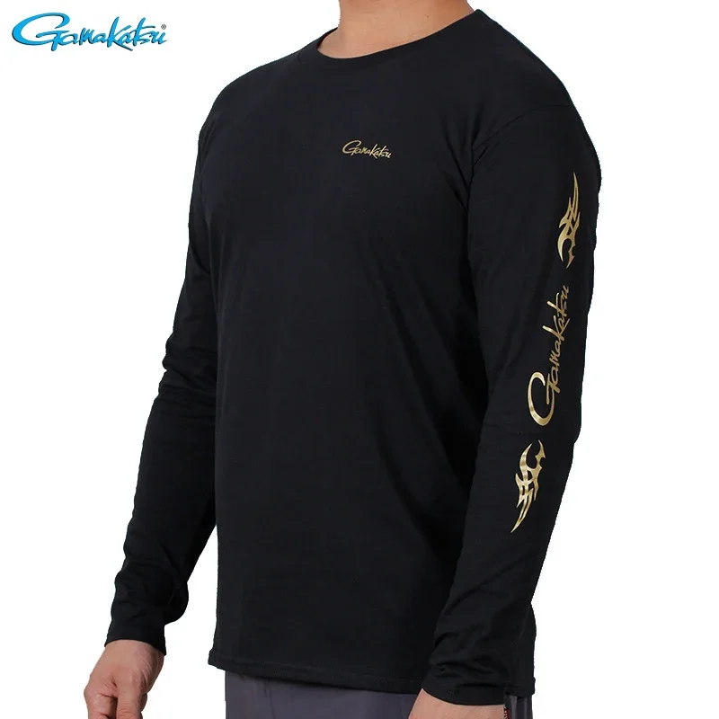 2023 ربيع الخريف الصيد التي شيرت طويلة الأكمام الجولة الرقبة تنفس الصيد العلوي التجفيف السريع المضادة للأشعة فوق البنفسجية الملابس لصيد الأسماك #5