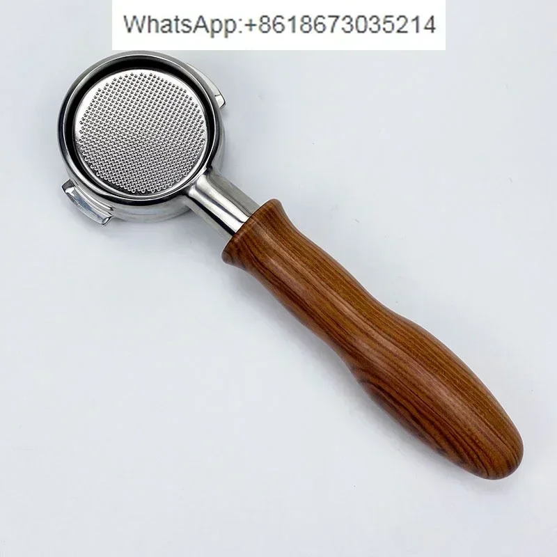 Bottomless Portafilter Solid Wood Handle for Semi-automatic Espresso Coffee Machine