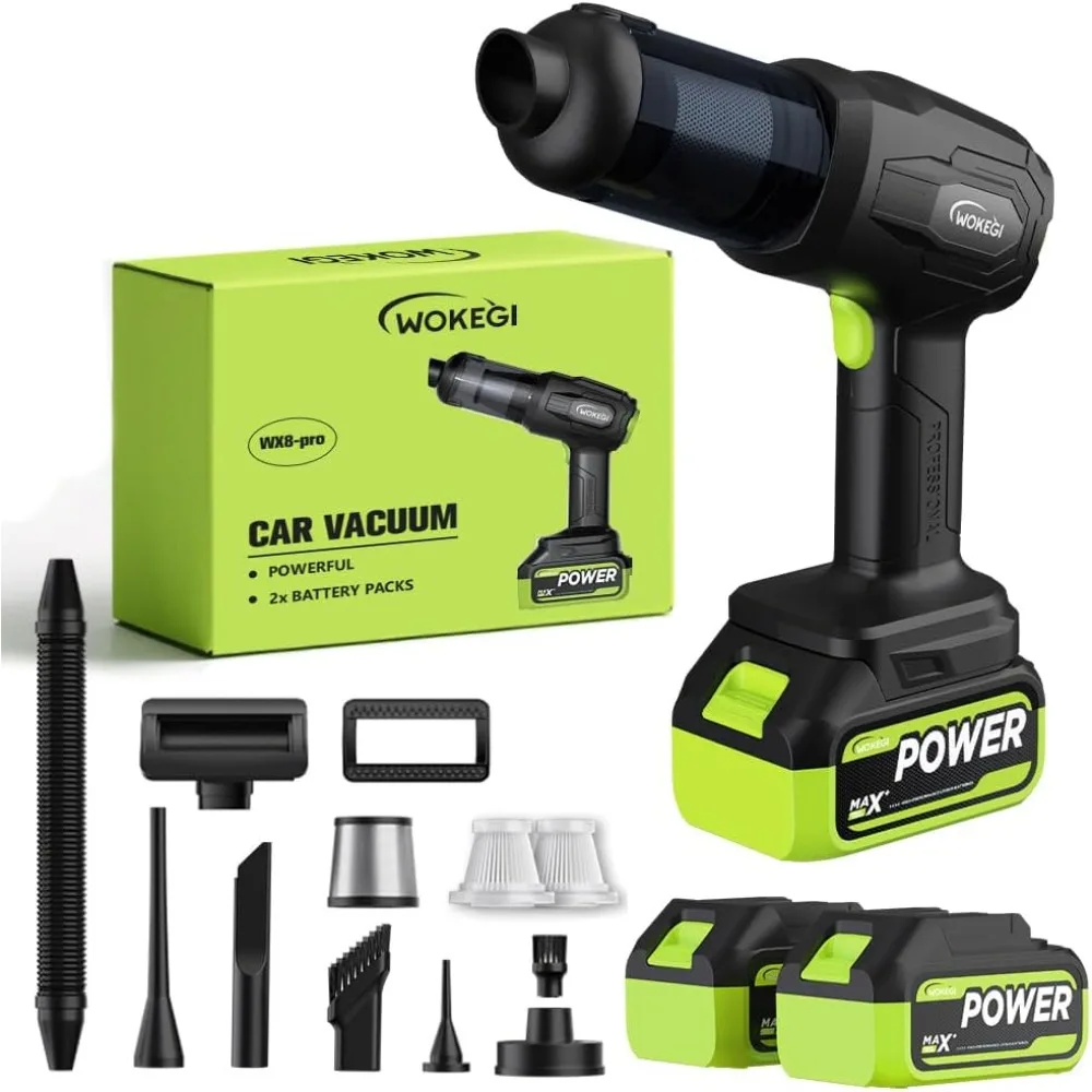 

Handheld Car Vacuum Cordless, Portable Cars Vacuum Cleaner with 40000Pa High Power & Suction, Powerful 4-in-1 Hand Held Air Dust