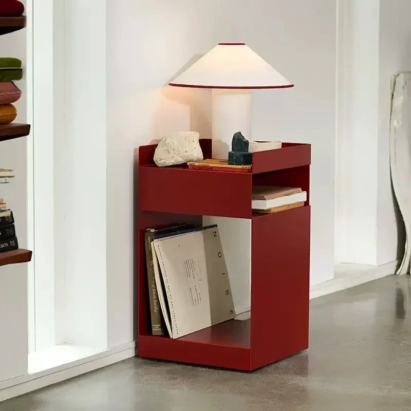 Nordic Simple Art Iron Art Tea Table Living Room Side Several Moving Cart Coffee Table Bedside Side Several Cabinets Tea Table