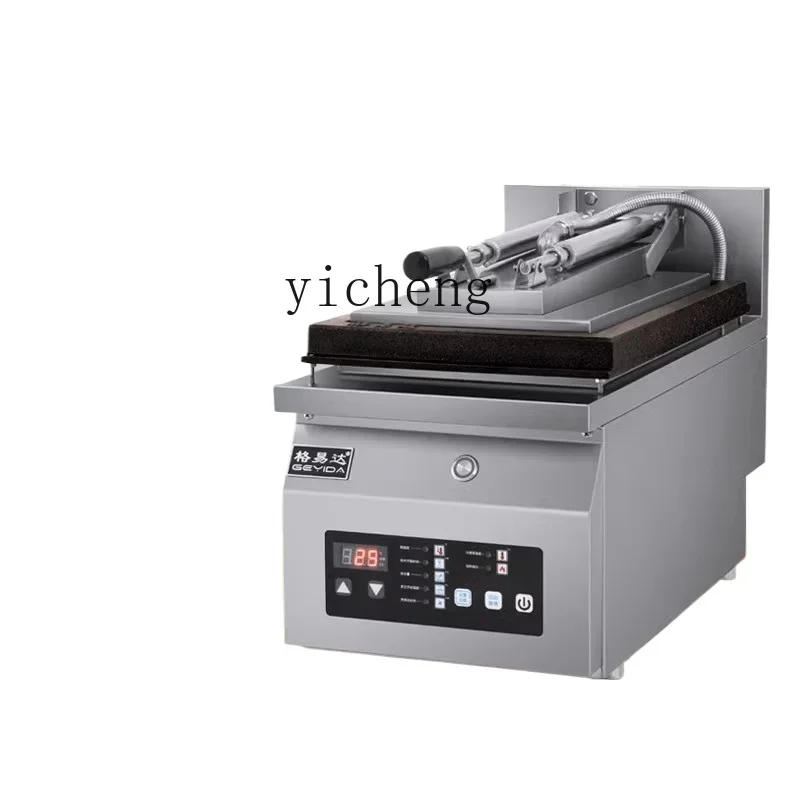 

XL Cast Iron Full-Automatic Japanese Fried Dumpling Machine Frying Pan Electric Heating Single Reservoir Double Reservoirs