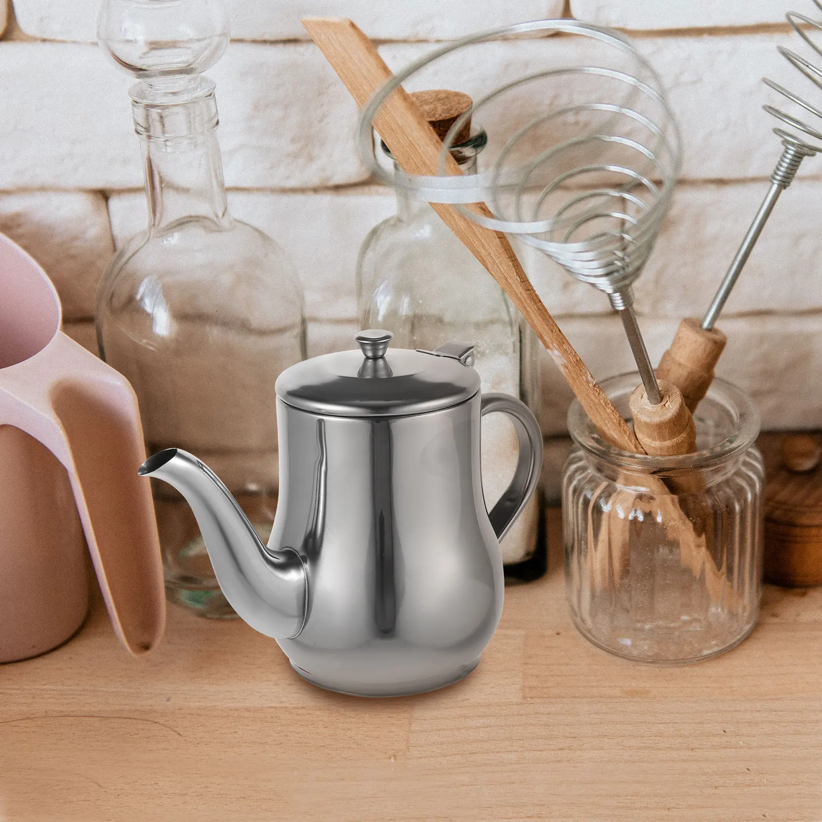 

Grease Container Stainless Steel Holder For Bacon Grease Cooking Oil Storage Kitchen Accessory Oil Dispenser Household Pot