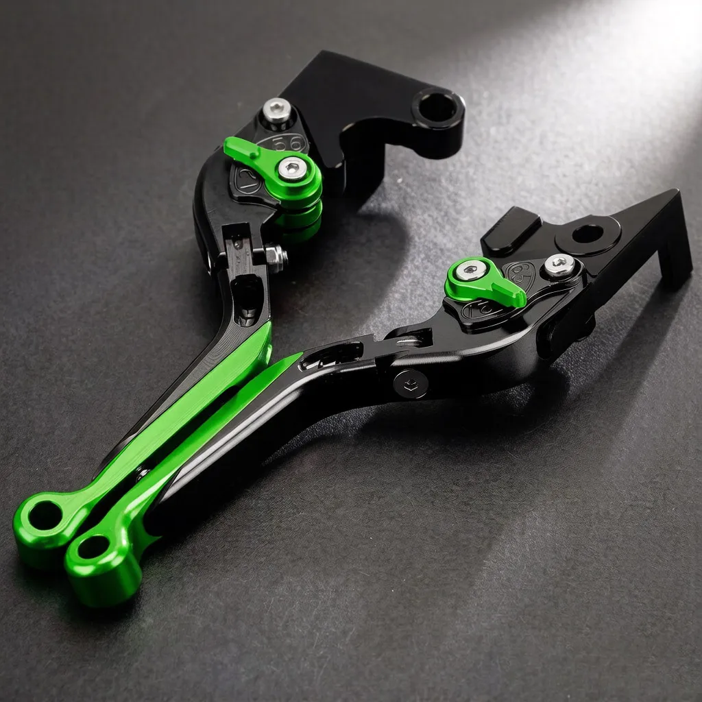 

For KAWASAKI ZX7R ZG1000 CONCOURS ZRX1100 ZRX1200 ZX1100 ZX11 ZX7RR ZZR1200 ZX9 CNC Brake Clutch Levers Folding Handles Lever