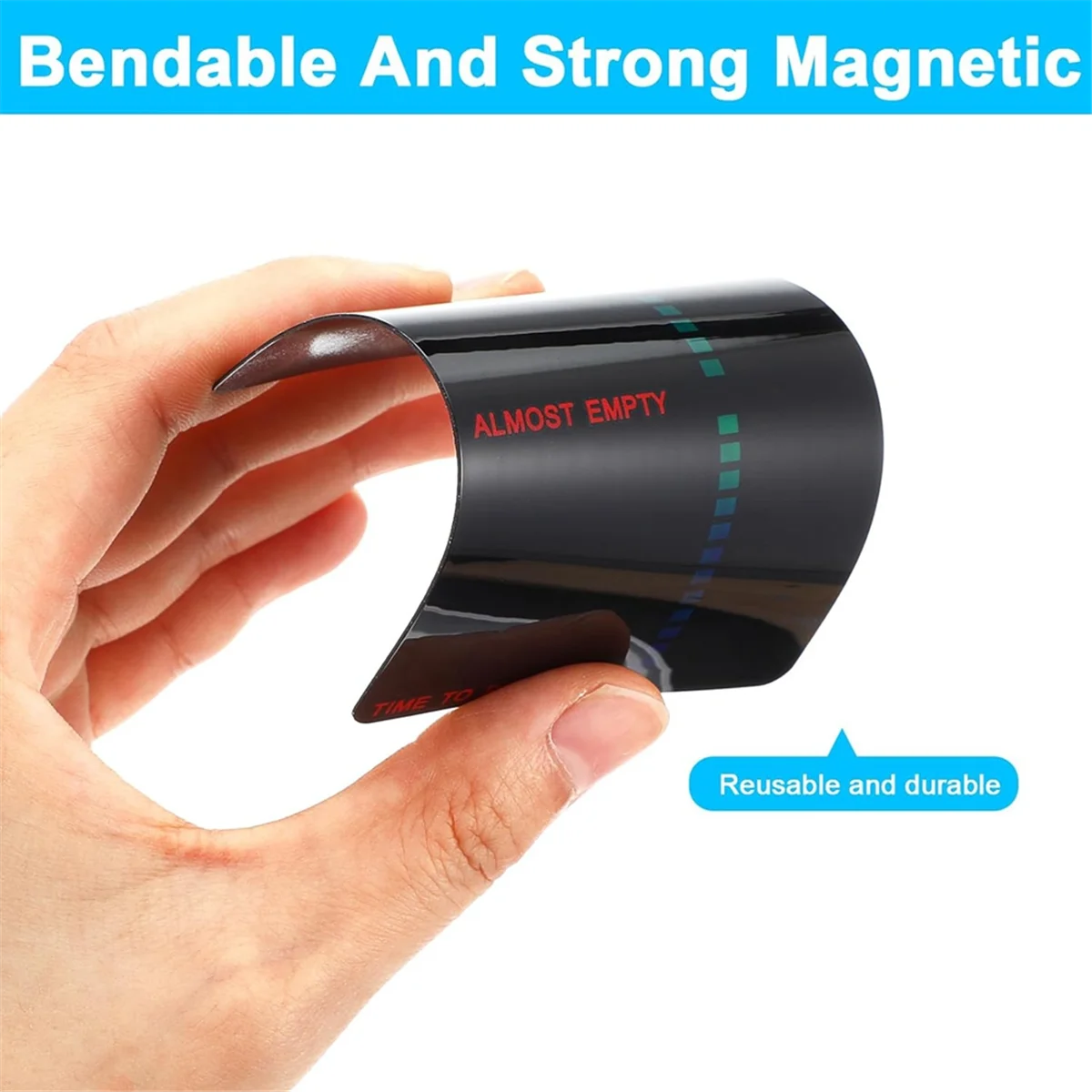 AA25 2팩 프로판 탱크 게이지 레벨 표시기, BBQ, 캠핑, 가정용 주방용 재사용 가능한 레벨 스티커