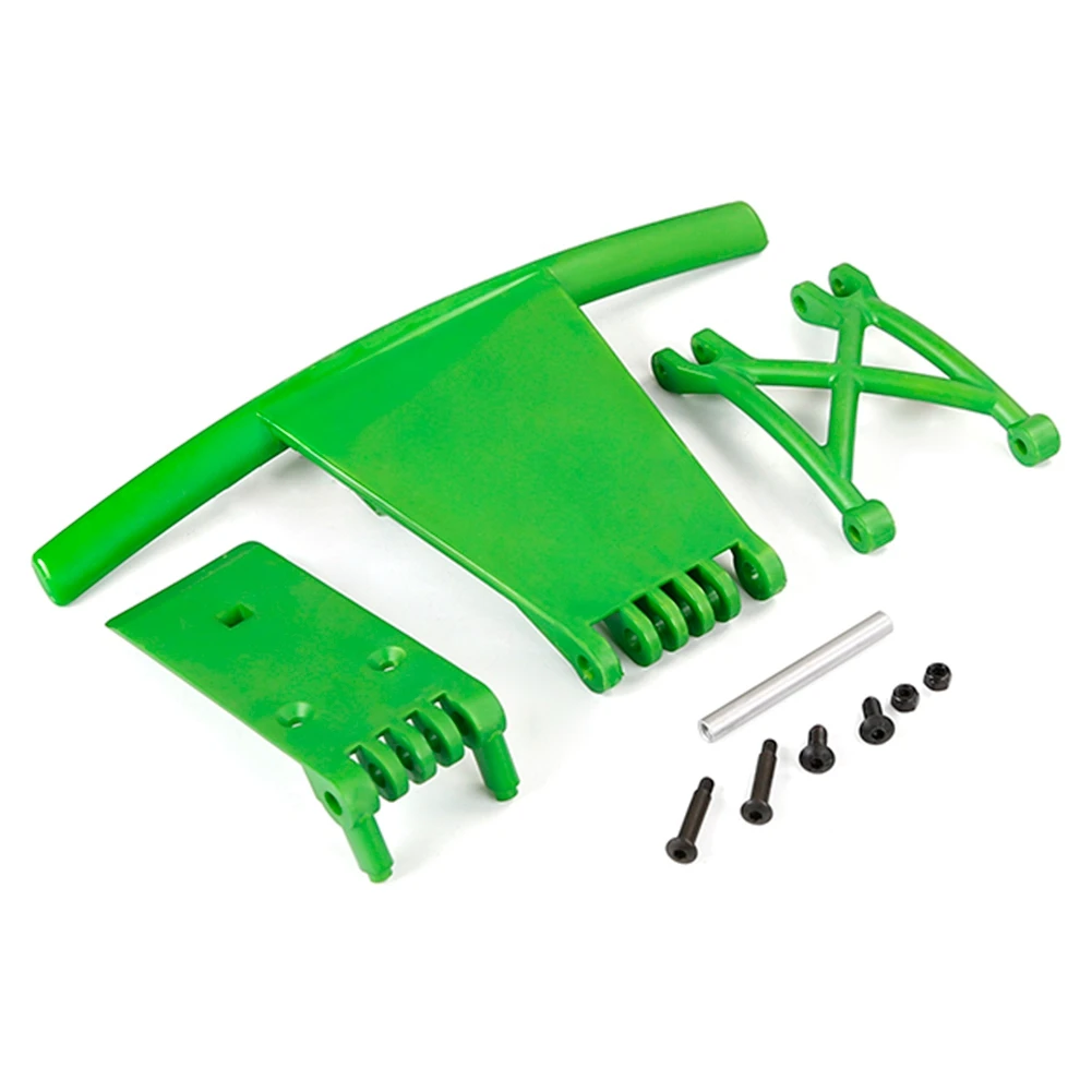 Zestawy zderzeniowe przedniego zderzaka dla 1/5 HPI ROFUN BAHA ROVAN KM BAJA 5B 5T 5SC SS Rc Car Toys Parts, zielony