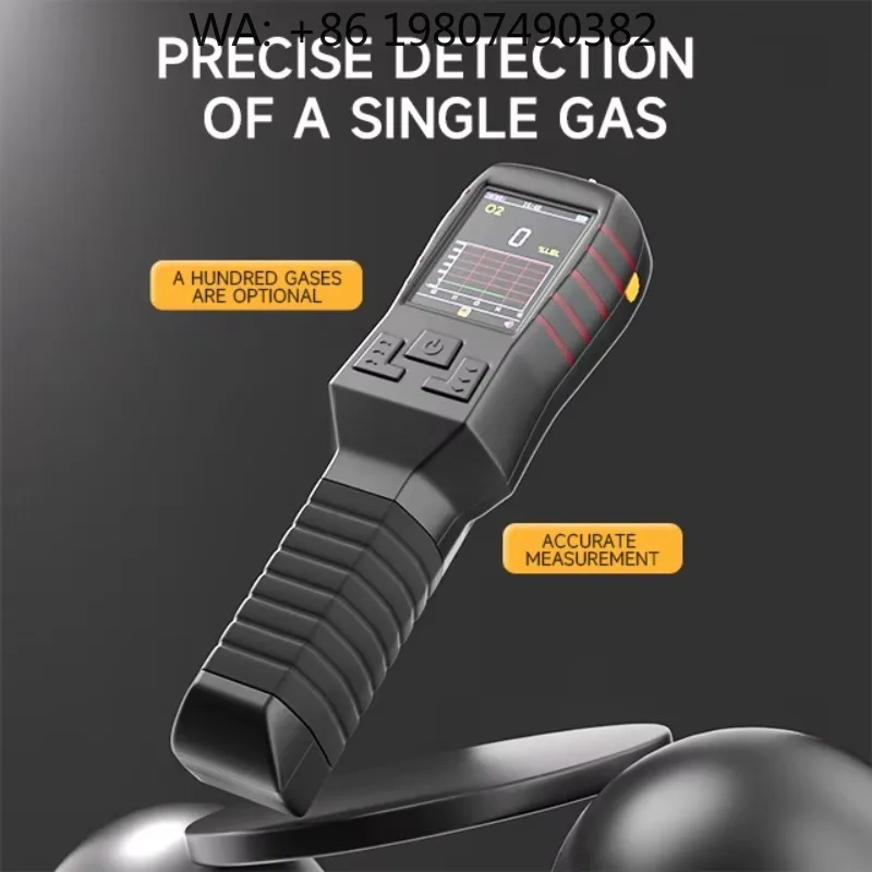Portable Single Gas Detector, Safety Monitoring Device for Confined Space Environment Detection