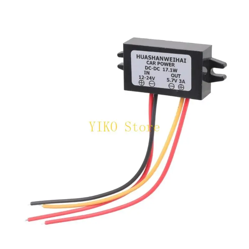 K32C Direct Current Converter 12V 24V to 5.7V 3A Converter Module Reduced Regulator Car Power Output Adapter